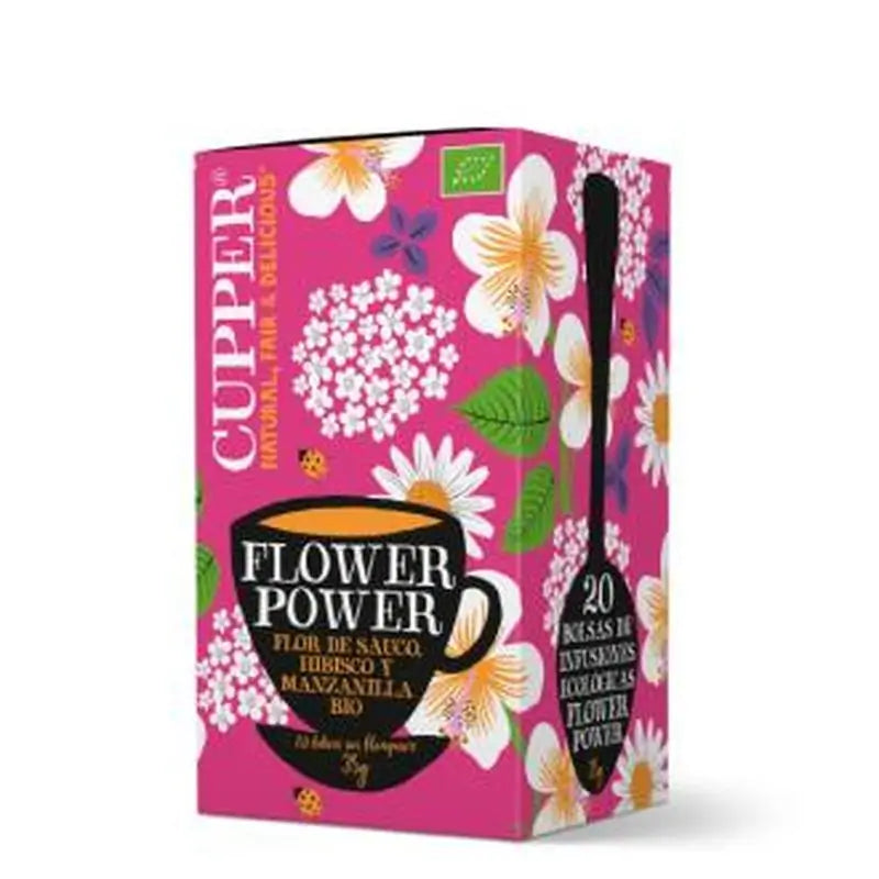 Cupper Flower Power Infusion 20Bolsitas. Bio