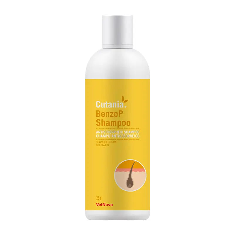 Vetnova Cutania BenzoP Shampoo, 355 ml