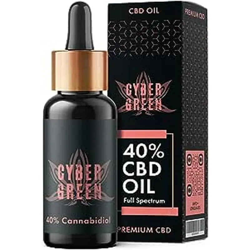 Cybergreen Aceite Cbd Puro Full Spectrum 40% Base De Aceite De Coco 0% Thc , 10 ml