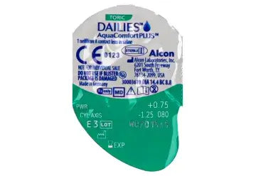 Dailies AquaComfort Plus Daily Toric Lenses , 90 units