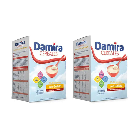 Damira Multicereales con Galleta, 2x600g