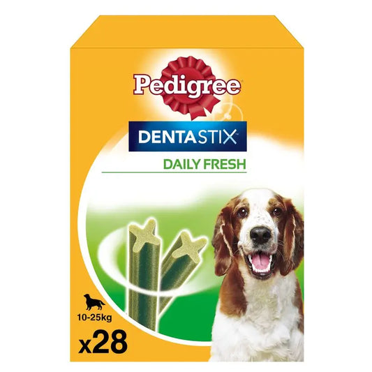 Buy Multipack Pedigree Dentastix Fresh Medium Pack 28 at the best price