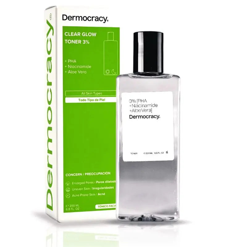 Dermocracy Clear Glow Toner 3%