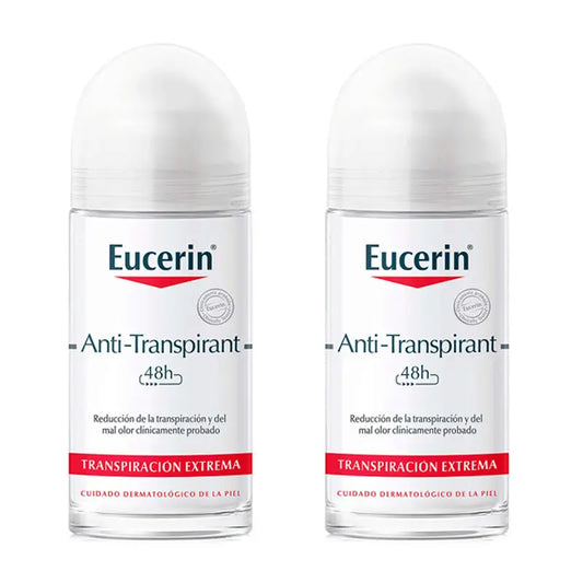 Eucerin Duplo Antitranspirante Roll On, 2X50 ml