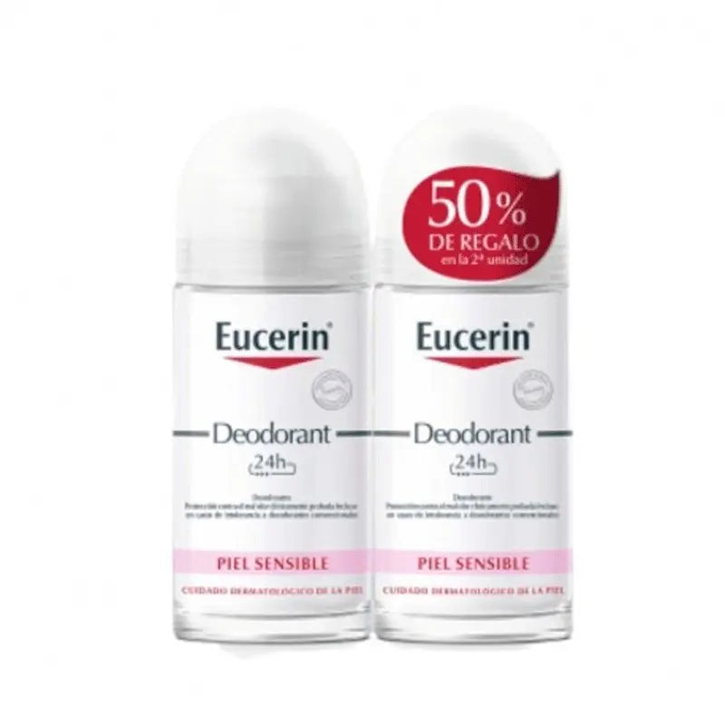 Eucerin Duplo Deo Roll-On, 2X50 ml