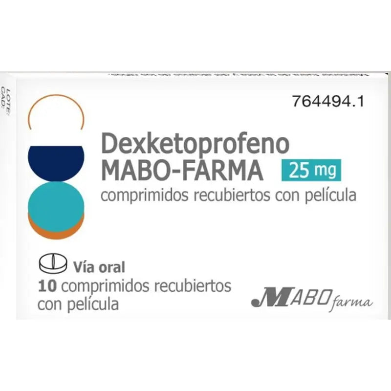 Dexketoprofen Mabo 25 mg, 100 tablets