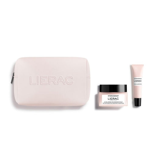 Lierac Hydrating Brightening & Eye Contour Cream + Free Gift Set, 50+15 ml
