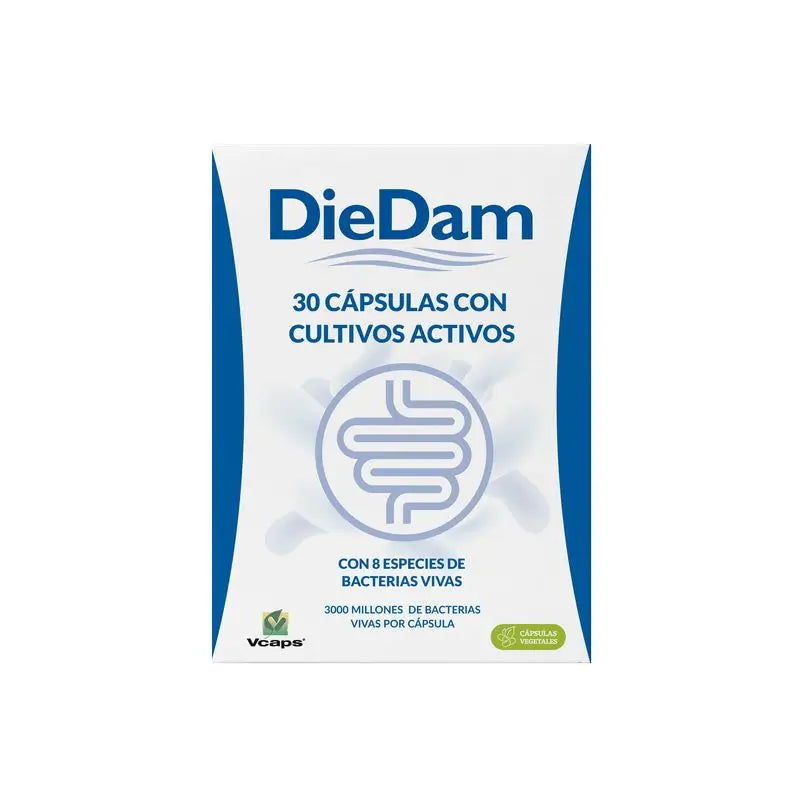 Diedam Probiotic Enteric Capsules - Lactobacillus, Bifidobacterium and Inulin