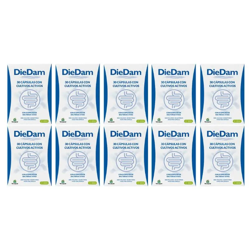 Diedam Probiotic Enteric Capsules - Lactobacillus, Bifidobacterium and Inulin