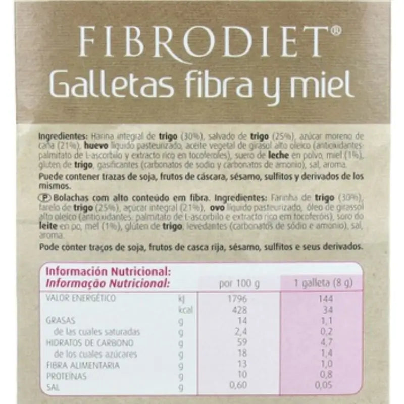 Dietisa (Dielisa) Fibrodiet Biscuits 1Kg.