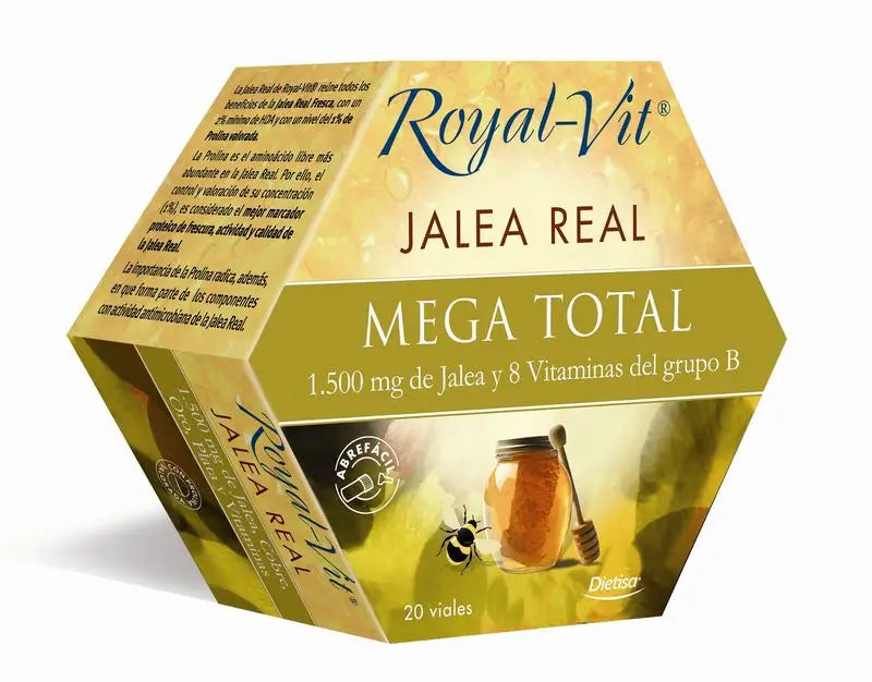 Dietisa Royal Vit Mega Total 1500 Mg, 20 Viales