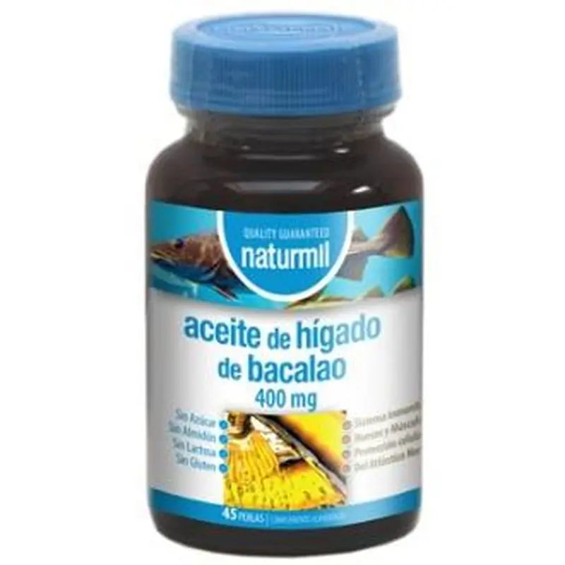 Dietmed Aceite De Higado De Bacalao 400Mg. 45Perlas