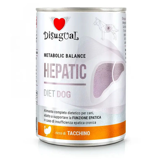 Disugual Diet Dog Hepatic Pavo 6X400Gr