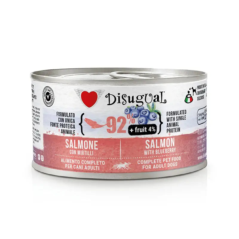 Disugual Fruit Dog Salmon Arandanos 12X150Gr