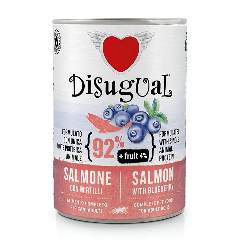 Disugual Fruit Dog Salmon Arandanos 6X400Gr