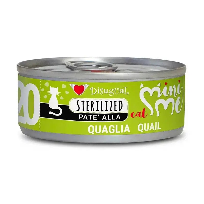 Disugual Mini-Me Cat Sterilised Quail 12X85Gr