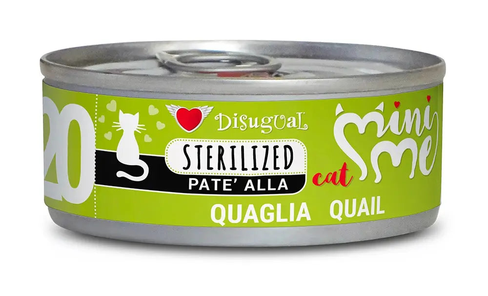 Disugual Mini-Me Cat Esterilizado Codorniz 12X85Gr