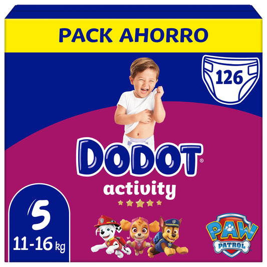 Dodot Activity Pañales Talla 5 , 126 unidades