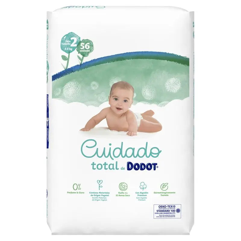 Dodot Total Care Nappy Size 2, 56 pcs.