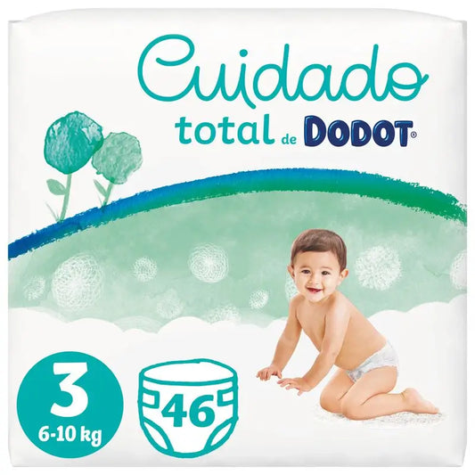 Dodot Cuidado Total Talla 3, 46 pañales