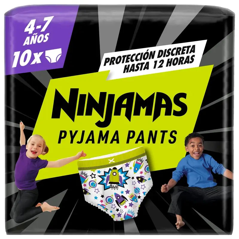 Dodot Ninjamas Rocket Nappy Size 7 , 10 pieces
