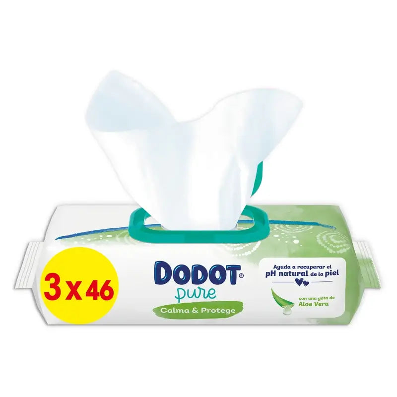 Dodot Aloe Wipes Box 3x46