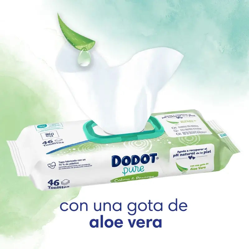 Dodot Aloe Wipes Box 3x46