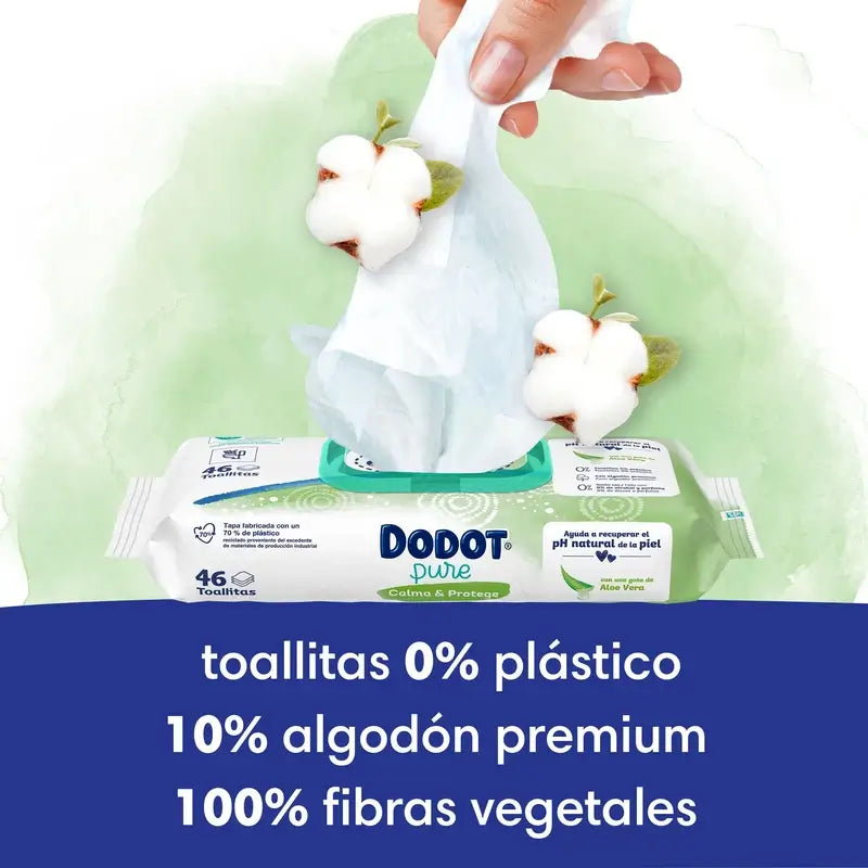 Dodot Aloe Wipes Box 3x46