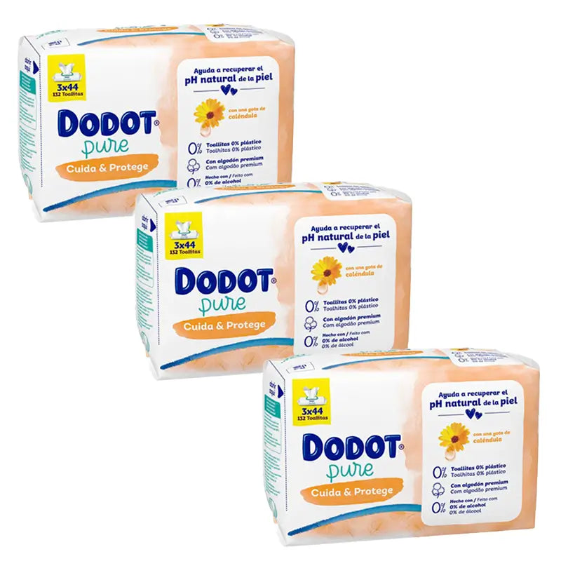 DODOT Calendula Wipes Pack, 9 X 44