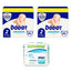 Dodot Sensitive Newborn Nappy Size 2, 2 x 80 pcs + Pure Aqua Baby Wipes 288 pcs.