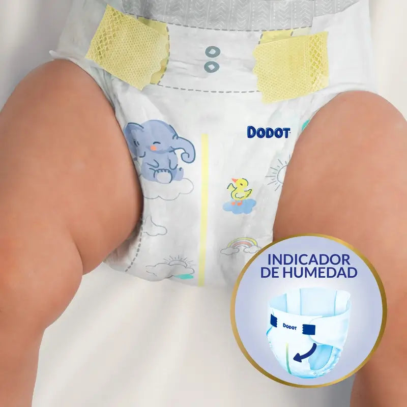 Dodot Sensitive Size 3+, For Baby, 7Kg-11Kg , 112 nappies