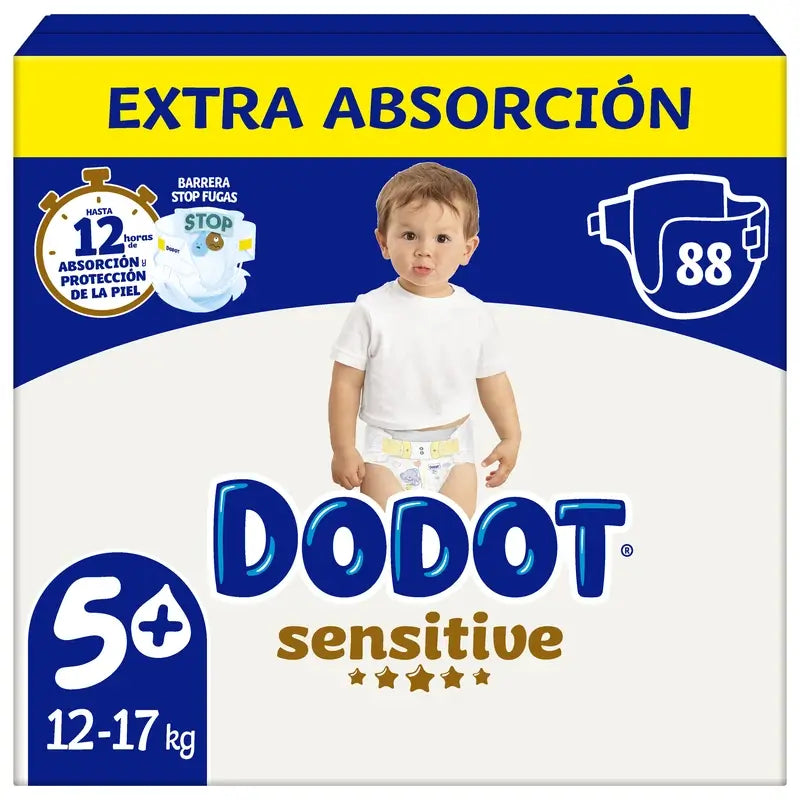 Dodot Sensitive Extra-Box Size 5 - 88 pcs.