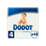 Dodot Sensitive Value Pack Talla 4 (9-14 Kg), 48 Unidades