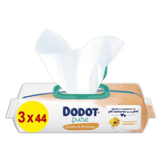 Dodot Toallitas Pure Cuida & Protege Para Bebé, 132 toallitas