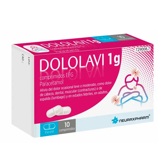 Dololavi EFG 1 gr, 10 Comprimidos