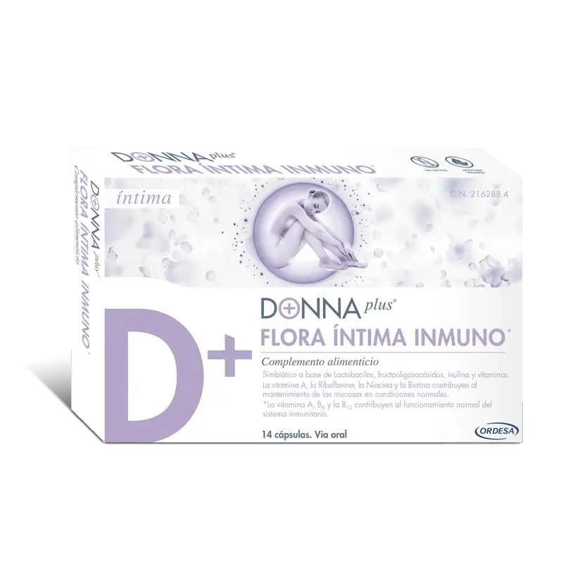 Donnaplus Flora Intima Immuno , 14 capsules