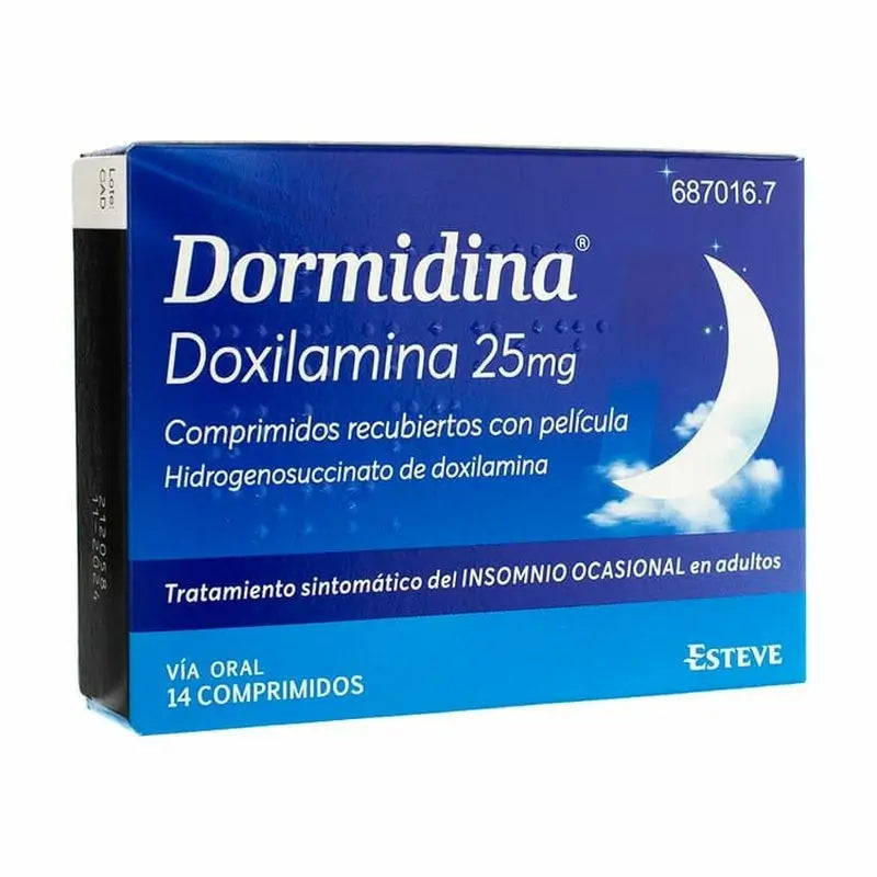 Dormidina 25 mg 14 Comprimidos