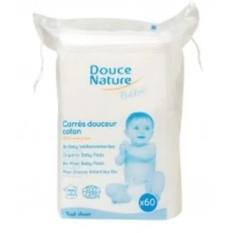 Douce Nature  Almohadillas De Algodon Para Bebe 60Ud.