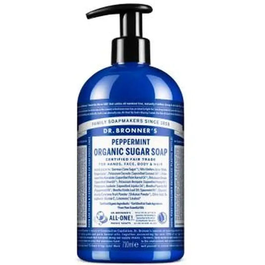 Dr. Bronner´S Jabon De Azucar Menta 710Ml.