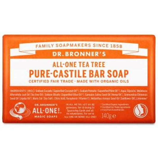 Dr. Bronner´S Jabon En Pastilla Arbol Del Te 140Gr.