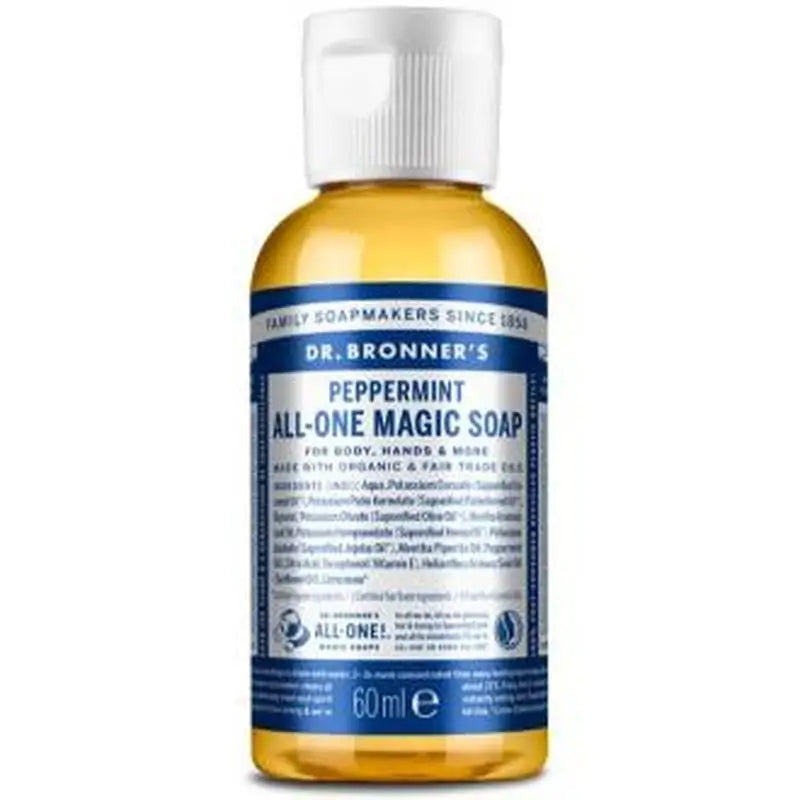 Dr. Bronner´S Jabon Liquido Menta 60Ml.