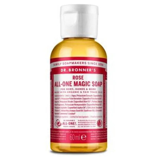 Dr. Bronner´S Jabon Liquido Rosas 60Ml.