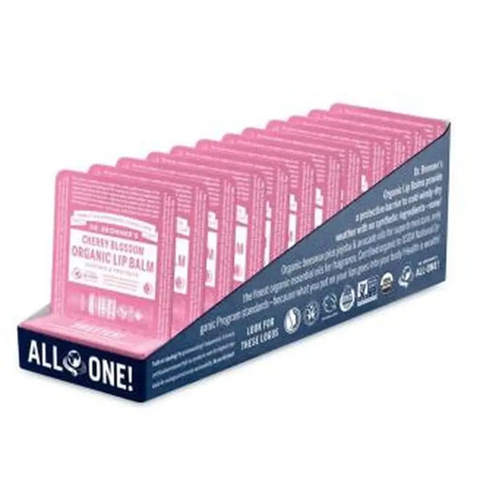 Dr. Bronner´S Pack Lapiz Labial Flor De Cerezo 12Ud. X 4Gr.