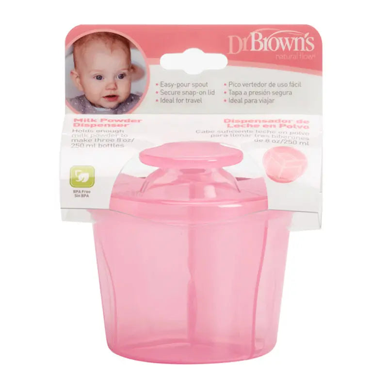 Dr.Brown's Dispensador Leche En Polvo Rosa