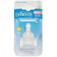 Dr.Brown´s Tetina Options+ Prematuros Estandar, 2 unidades