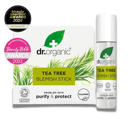 Dr.Organic Tea Tree Stick For Pimples And Imperfections Acneic Or Oily Skin, 8 g