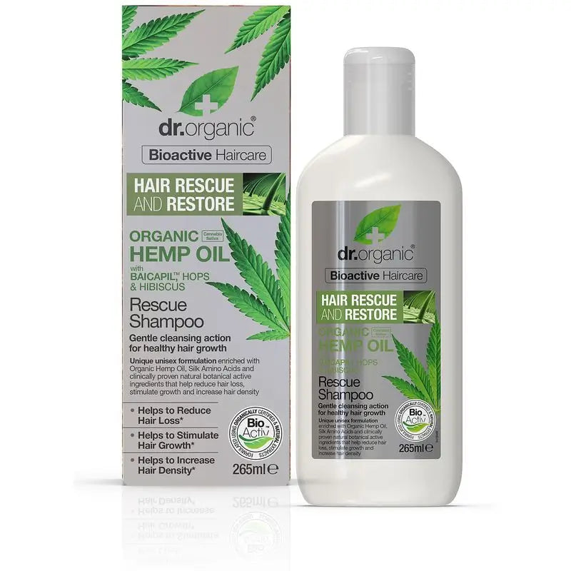 Dr. Organic Anti-Hair Loss Rescue Shampoo Hemp 265Ml