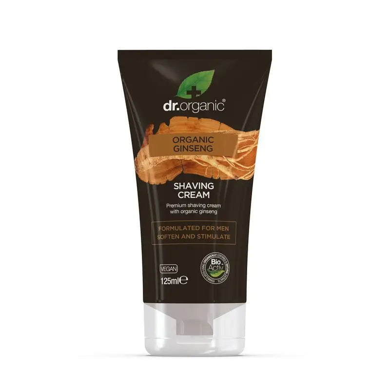 Dr. Organic Organic Ginseng Shaving Cream 125ml.