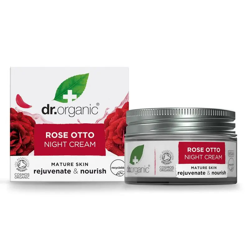 Dr.Organic Rosa Damascena Mature Skin Night Cream, 51 ml