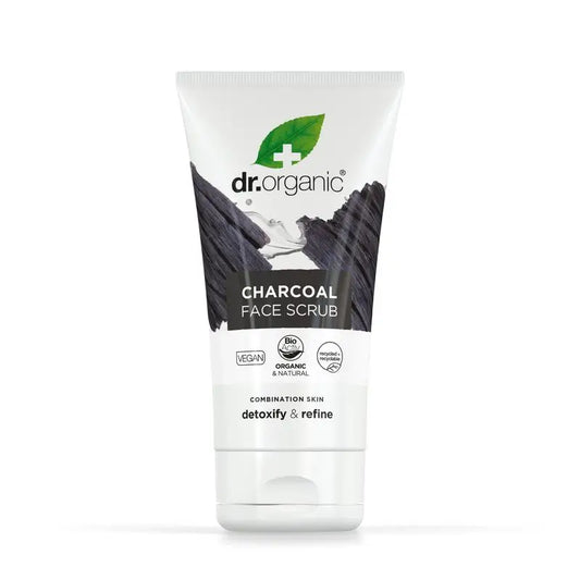 Dr.Organic Activated Charcoal Facial Scrub Oily Skin, 125 ml